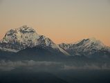 
Poon Hill Dhaulagiri and Tukuche Peak Before Sunrise
